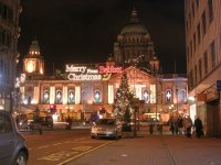 Christmas lights in Belfast